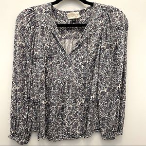 Long Sleeve Floral Top - Universal Thread